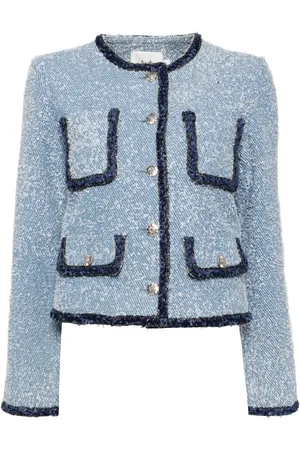 B+AB Chaqueta con ribete en contraste