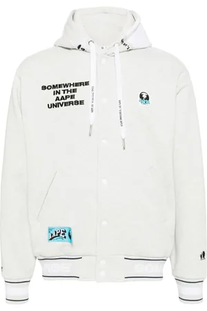 A Bathing Ape Chaqueta varsity con logo Moonface