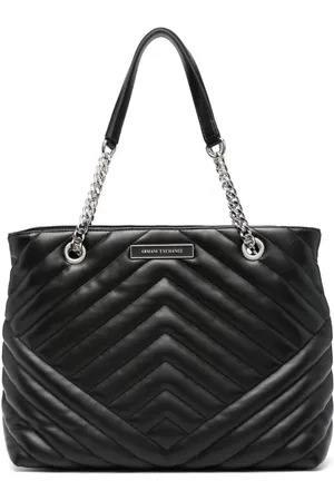 Armani Exchange Bolso shopper con efecto de matelassé