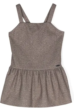 MONNALISA Vestido sin mangas con motivo de espiga