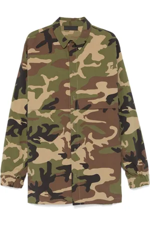 FEAR OF GOD Sobrecamisa con motivo militar