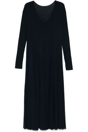 Jil Sander Vestido largo de malla 2000