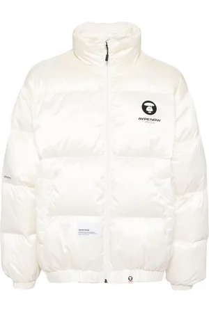 A Bathing Ape Plumífero Moonface con logo