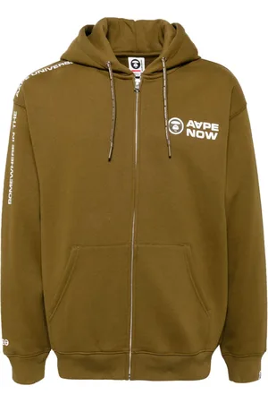 A Bathing Ape Chaqueta con capucha y parche del logo