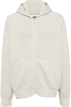 Izzue Chaqueta con capucha y parche del logo
