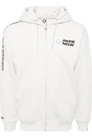 A Bathing Ape Chaqueta con capucha y parche del logo