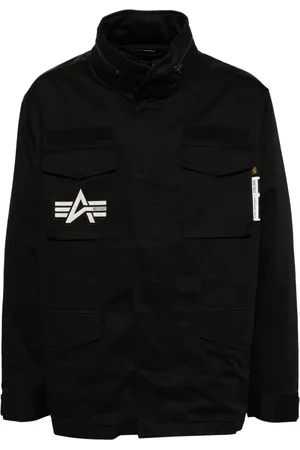 Izzue Chaqueta militar con panel removible