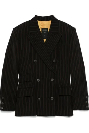 Jean Paul Gaultier Blazer a rayas diplomáticas 1990