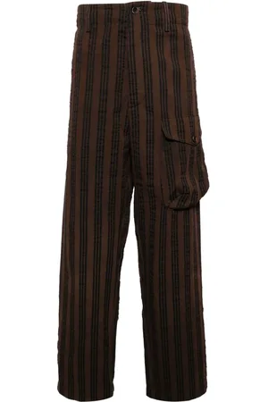 UMA WANG Pantalones con rayas verticales