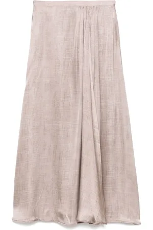 Kiton Falda midi plisado