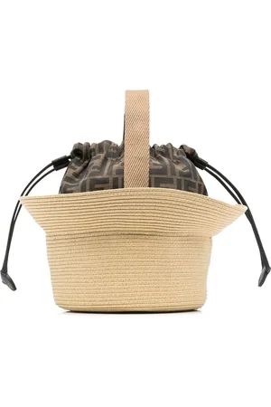 Fendi Sombrero de verano con diseño tejido