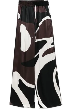 Kiton Pantalones con motivo abstracto