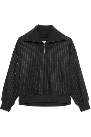 HERNO Sudadera con detalle de strass