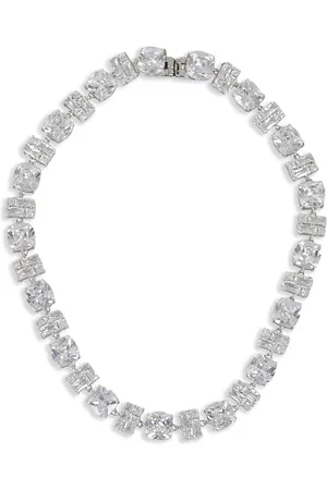 Paco rabanne Collar con aplique de cristales