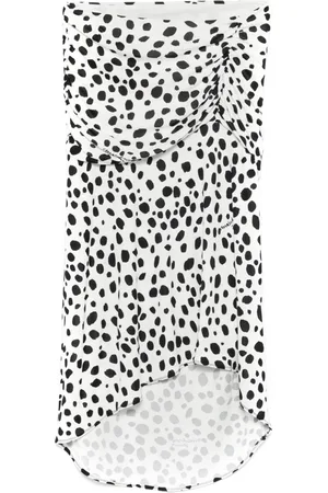 Moschino Falda midi con lunares estampados