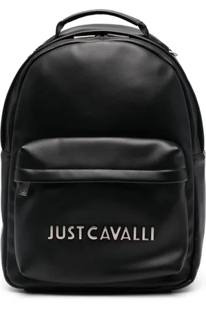 Roberto Cavalli Mochila con letras del logo