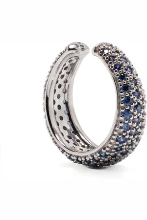 TOM WOOD Pendiente earcuff con apliques de strass