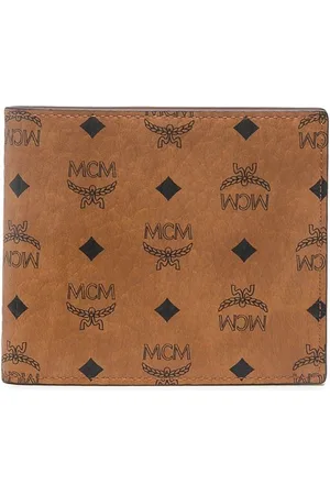 MCM Cartera plegable con estampado Visetos