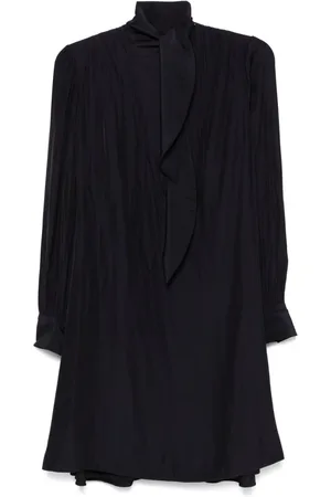 Lanvin Vestido corto drapeado