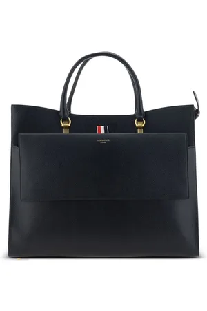 Thom Browne Bolso shopper Duet grande con diseño texturizado
