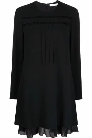 Chloé Vestido bordado de manga larga