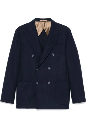 BARBA Blazer con efecto de melange