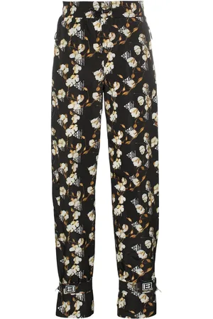OFF-WHITE Pantalones de chándal con motivo floral