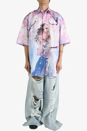 Vetements Camisa Anime de manga corta