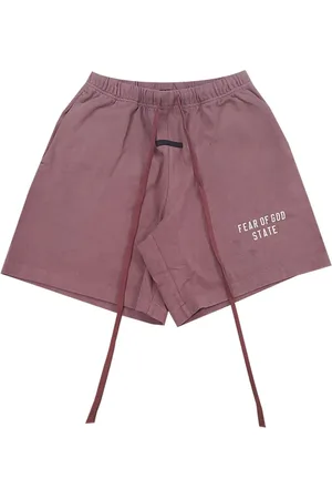 FEAR OF GOD Bermudas con logo estampado