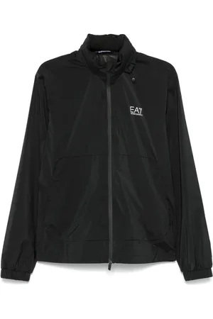 EA7 Chaqueta bómber con logo estampado