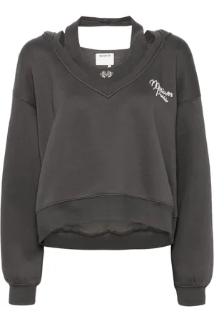 Musium Div. Sudadera con capucha y cuello a capas