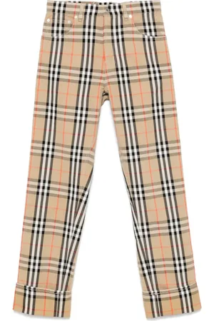 Burberry Pantalones con motivo Check