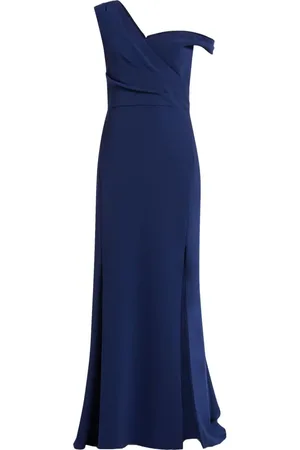 Amsale Vestido de fiesta con cuello asimétrico