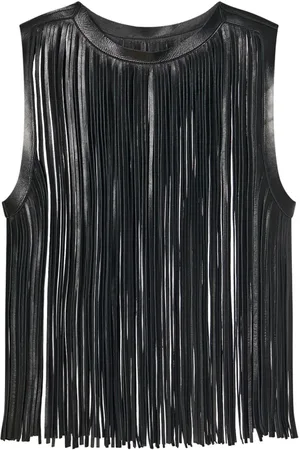 ROSETTA GETTY Top con flecos