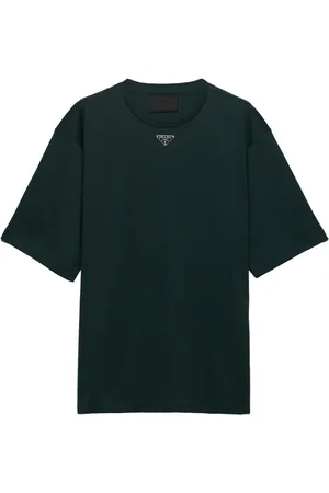 Prada Camiseta con logo triangular