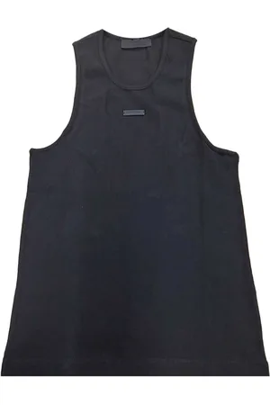 FEAR OF GOD Top con placa del logo