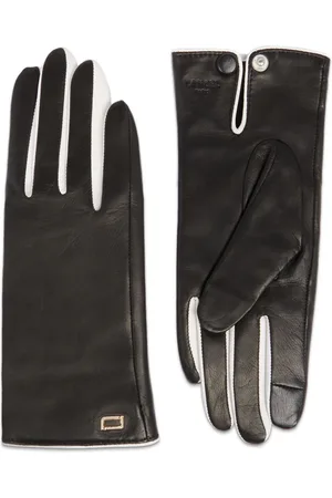 LANCEL Guantes de dos tonos
