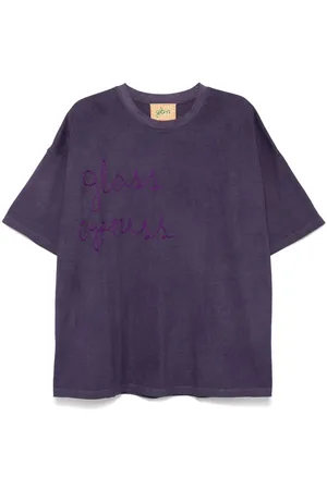 Glass Cypress Camiseta con logo bordado