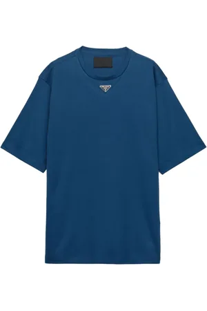 Prada Camiseta con logo triangular