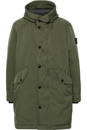 Stone Island Abrigo con distintivo Compass