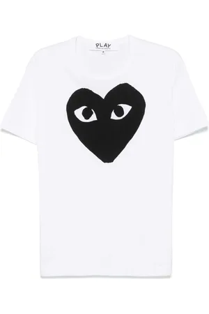 Comme des Garçons Camiseta con motivo de corazón
