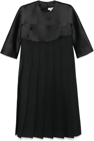 Comme des Garçons Vestido midi plisado