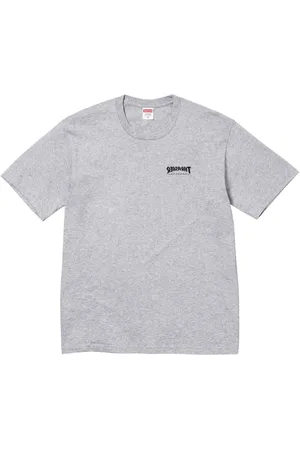 Supreme Camiseta Cross Grey de x Thrasher