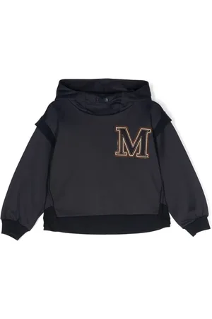 MONNALISA Sudadera con capucha y parche del logo