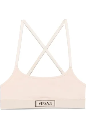 VERSACE Sujetador con banda del logo años 90