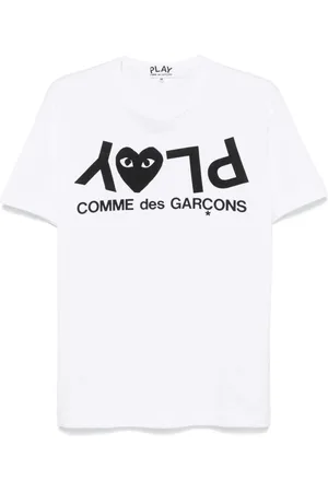 Comme des Garçons Camiseta con logo estampado