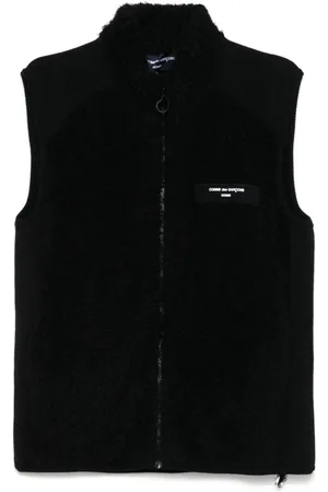 Comme des Garçons Chaleco con efecto cepillado