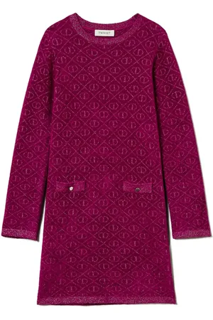 Twin-Set Vestido de punto en jacquard