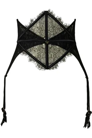 Twin-Set Liguero de encaje y tul