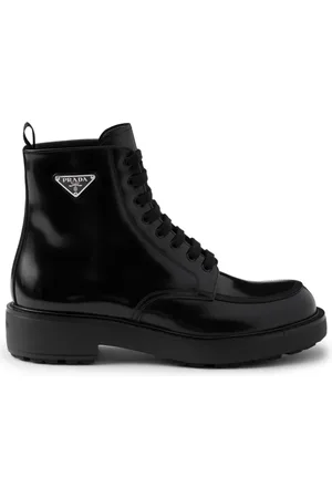 Prada Botas con efecto cepillado